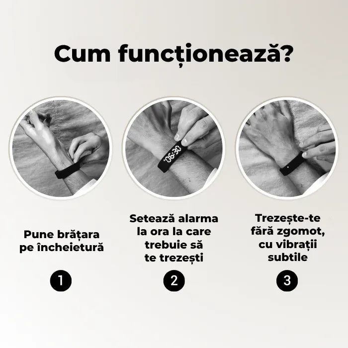 Somnora™ – Brățară cu alarmă silențioasă